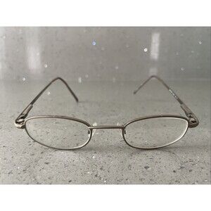 Easyclip Eyeglasses Frames ONLY Unisex Full Rim Mod PC179 45-21-140 bronze gold